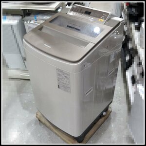 5230　パナソニック 10kg 全自動洗濯機 NA-FA100H6 ブラウン 日本製 送風乾燥 エコナビ Panasonic