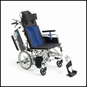 5233　 美品 Miki ミキ BAL 介助型 車いす 車椅子 車イス 足踏みブレーキ ティルト リクライニング 介助者の腰の負担を軽減
