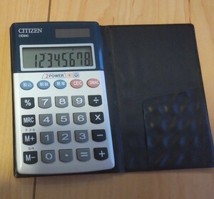 電卓 CITIZEN DE840
