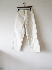 2021 maison de soil / メゾンドソイル GNMDS1951 8.8oz AUTHENTUC CHINO PANTS I OFF WHITE * チノパンツ レディース