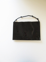 美品 JIL SANDER / ジル・サンダー Patent Leather Shoulder Bag In Black * パテントレザー トートバッグ ショルダーバッグ_画像1