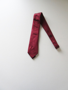 美品 ARMANI / アルマーニ シルクネクタイ BURGUNDY * メンズ