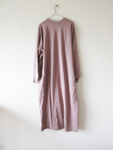 MAISON EUREKA / メゾンエウレカ 145ZO GIZA COTTON MAXI L/S- Exclusive F P.BEIGE * レディース ワンピース コットン ロング_画像2