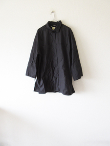 美品 2021FW JOURNAL STANDARD L'ESSAGE / 21050370010030 ワイドカフスシャツ BLACK * ジャーナルスタンダード ブラウス