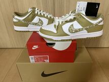 NIKE WMNS DUNK LOW ESS PAISLEY DH4401-104 US10/27cm MENS/26.5cm 22/5/18発売 Nike.com購入 国内正規 新品 黒タグ付 ダンク ペイズリー_画像3