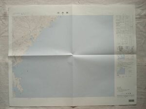 【地図】 志多賀 1：25,000 平成12年発行/ 長崎 対馬島 上県町 峰町 上対馬町 地蔵峠トンネル 虫バイ山 深入岳 釜着瀬 九州 国土地理院