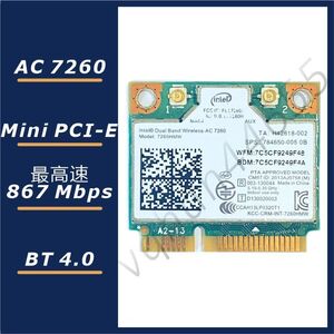 【送料無料】HP純正Intel 7260HMW Mini-PCIe 無線LANカード 7260AC 784650-005