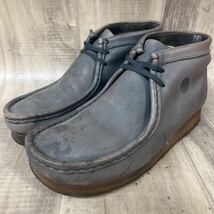 Clarks　クラークス　レザーシューズ レザーブーツ ワラビーブーツ US8 1/2M 26.5cm_画像2