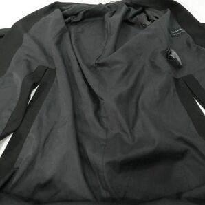 【Used】ALLSAINTS オールセインツ ポルトガル製 レーヨン×ポリ スーパーロング チェスターコート スプリングコート 黒 36 S ■ET22A0128の画像6