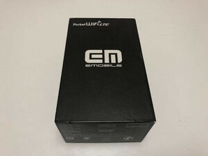 空箱 PocketWifi LTE EMOBILE GL04P 黒 ブラック 箱のみ 屋内保管品