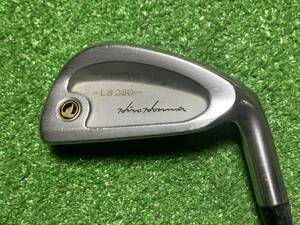 SAI-1265　中古　単品アイアン　HONMA ホンマ　LB280　黒モグラ　8番アイアン　純正カーボン　Flex S-2　★×1