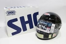 V801H 117 SHOEI Glamster RESURRECTION グラムスター リザレクション ヘルメット TC-5 ブラック/グレイ 57cm 展示品上がり 未使用_画像1