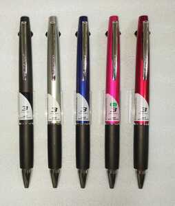 【送料込み 新品】三菱鉛筆 3色ボールペン ジェットストリーム 0.5mm＆0.7mm×5本セット