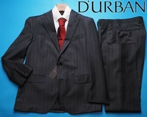  new goods STUDIO by DURBAN Durban [REDA made in Italy cloth Super110'S SILKY EFFECT] stripe suit BB5. ash (97) 0400023