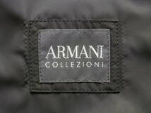 通年物66,000円新品ARMANI COLLEZIONI★永く愛せるベーシックMA-1タイプ！軽く羽織れるナイロンブルゾン【56＝日本3XL】_画像8