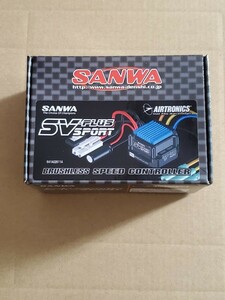 サンワ SV-PLUS SPORT　受信機一体型アンプ(RX-472)　未使用　SSL対応　2.4G　FH4　SANWA