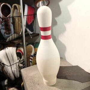 [ prompt decision / free shipping ] bowling pin savings box 40cm big size savings box interior coin Bank Uni -k goods 