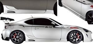 【M's】SUBARU BRZ ZC6/FA20 (2012/03-)BLITZ AERO SPEED サイドステップ 左右／／MC後共通 FRP ブリッツ エアロスピード R-Concept 60154