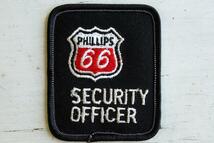 デッドストック★PHILLIPS 66 パッチ★ワッペン オールド ビンテージ オイル セキュリティ_画像1