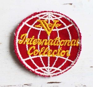 ★ビンテージ V International Collector パッチ★ワッペン オールド コレクター ロゴ