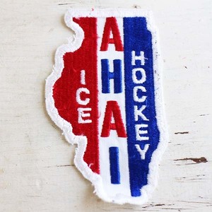 ★ビンテージ ICE HOCKEY AHAI パッチ★ワッペン オールド アイスホッケー