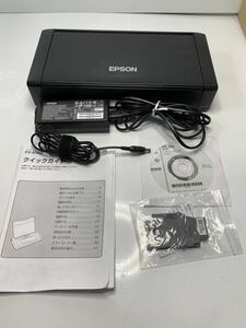 y2027 美品　EPSON PX-S05B モバイルプリンタ　A4 インクジェット　Wi-Fi エプソン　プリンター　モバイルプリンター 