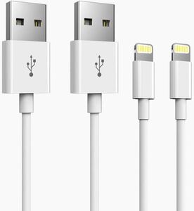 iPhone 充電ケーブル 1M 純正 USB急速充電&同期 ライトニングケーブル 急速充電 断線防止 高速データ転送