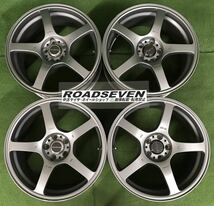 ★PRODRIVE プロドライブ GC-05F BS製 鍛造 軽量 RE JAPAN 17インチ 17×7.5J +48 100 5H ハブ:約73 4本Set 中古アルミ ★送料無料_画像1