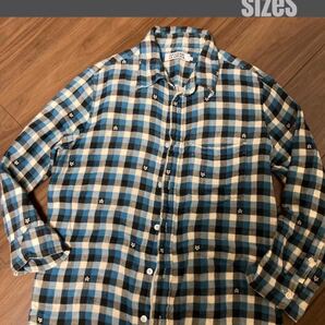 HYSTERIC GLAMOUR(ヒステリックグラマー)/7分丈シャツ 青 S