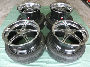 新品 MK5S(5H/120)&ブリヂストン S007 225/35-19 255/30-19 BMW・3シリーズ、Z3、Z4 4本セット