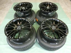 新品 carlsson1/10X BK(5H/114,3)&コンチネンタル DWS 235/35-19 シビック、アクセラ 4本セット