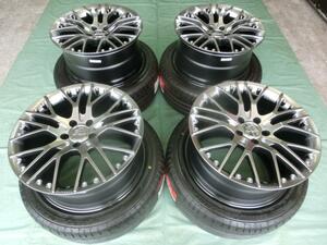 新品 carlsson1/10X BE(5H/114,3)&FALKEN AZENIS 245/35-19 275/30-19 スカイライン 4本セット