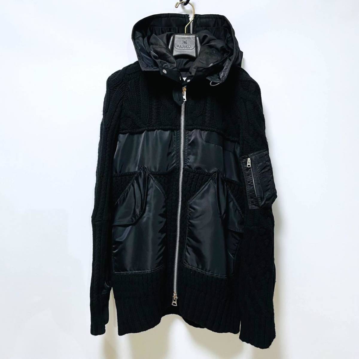 テーラード sacai - sacai 20ss short jacket navyの通販 by TLC's