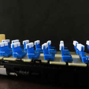 TOMIX製特急車両向け枕カバー（4両セット）　すずめ模型製3Dプリントパーツ