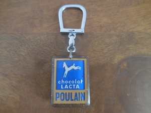  France * old key holder [chocolat EXTRA POULAIN]BOURBONbrubon key holder 1960 period 
