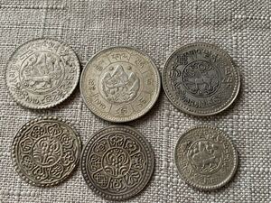 中国古銭　銀貨　チベット銀貨　タンカ　まとめ　コレクター放出品　美品 再出品