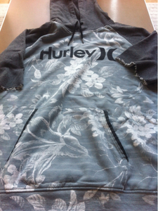 Hurley Harley * с капюшоном короткий рукав тренировочный *XL* гибискус 