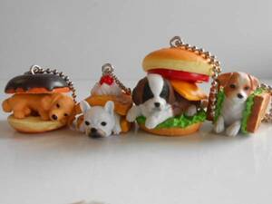 #LDg11DA....8 все 4 вид собака DOG Dux fn пончики French bru*BANDAI Bandai *200 иен =017774_b