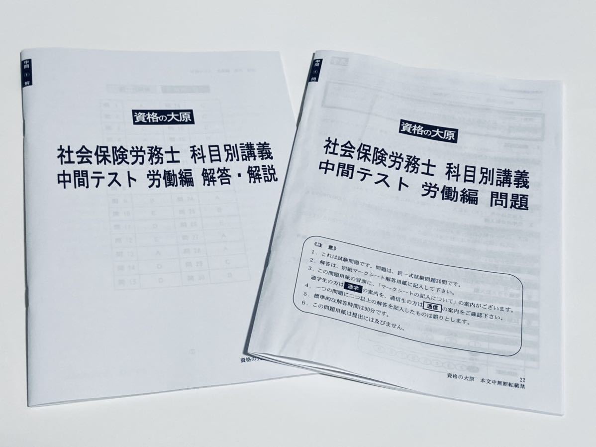 誕生日プレゼント 2022 LEC 全日本社労士公開模試 第1~3回 DVD 椛島