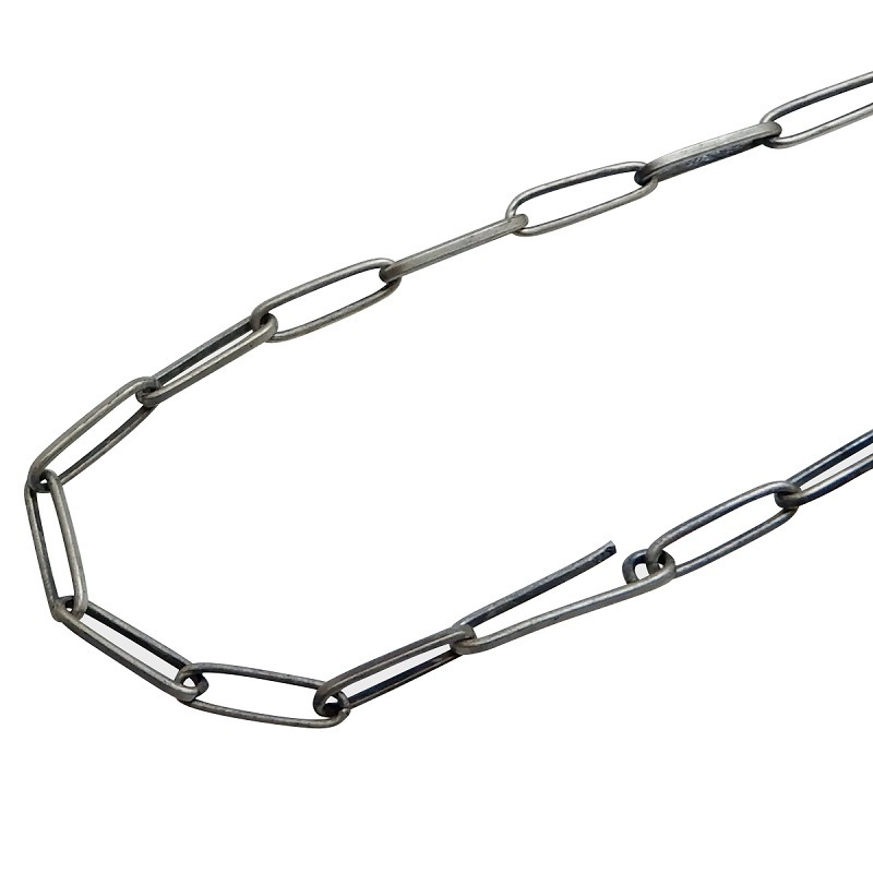 Collar hecho a mano para hombre., plata 925, acabado ahumado, cadena hopi, 60cm, 2, 6 mm, collar de plata para hombres, collar hopi, xh960, Accesorios para hombre, collar, Plata