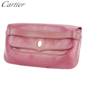 Popular Good Cartier Clutch Bag Mastline [Usado] T9902, mosquito, Cartier, Bolso, bolso