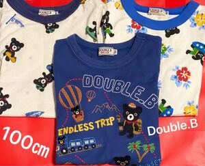 ミキハウス ダブルビー 3着セット 保育園着 公園着 半袖Tシャツ