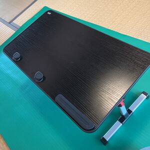 中古美品*SAIJI ノートパソコン 折りたたみテープル パソコンデスクノートパソコンスタンド ベッドテーブル PCスタンド ラップデスク