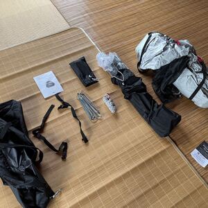 展示美品*fieldoor サンシェルターテント 300 × 350 耐水 遮熱 UVカット ドーム型テントタープ 日よけテント 軽量 コンパクト 送料無料
