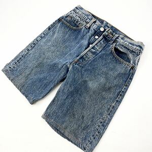 リーバイス ☆ LEVIS 501 90s USA製 デニム ハーフパンツ ショートパンツ 29 古着らしい風合い◎ 雰囲気 アメカジ 大定番 古着MIX■Ja3734