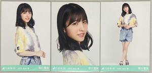 乃木坂46 早川聖来 WEB SHOP限定 デニムミニ CHOOSE 3or4 GOODS 生写真 3種コンプ 数量4 検)真夏のドリームくじ 2020 July-Ⅲ