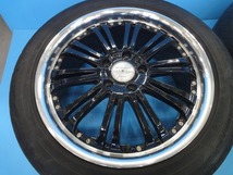 中古 18インチ エレガントスタイル Palinum タイヤ＆ホイール 4本 セット 新品タイヤ 215/45R18 加須店_画像2