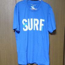 【未着用】メンズ Tシャツ　GIORDANO　ジョルダーノ　ブルー　青　半袖　SURF　送料無料　匿名配送_画像2