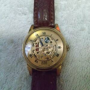 SEIKO ALBA スケルトン 腕時計