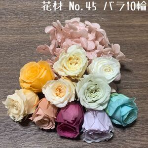 花材 No.45 バラ10輪セット ミルキー系